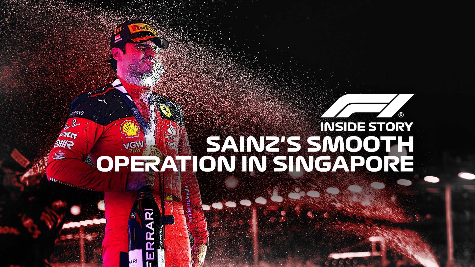 Sainz's Smooth Operation in Singapore - Inside Story